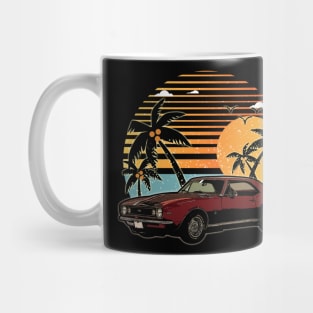 Chevrolet Camaro 1967 car sunset Mug